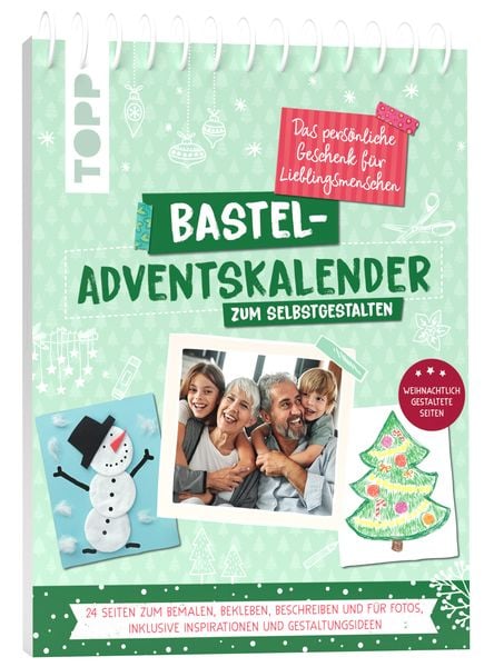 Bastel-Adventskalender zum Selbstgestalten. Das persönliche Geschenk für Lieblingsmenschen