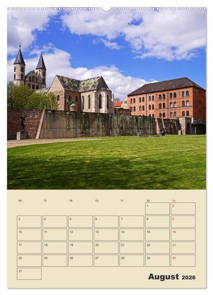 Produktbild: Komm nach Magdeburg (Wandkalender 2026 DIN A2 hoch), CALVENDO Monatskalender