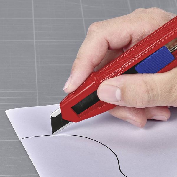 Produktbild: Knipex 90 10 165 BK 90 10 165 BK CutiX&reg; Universalmesser 165mm 1St.