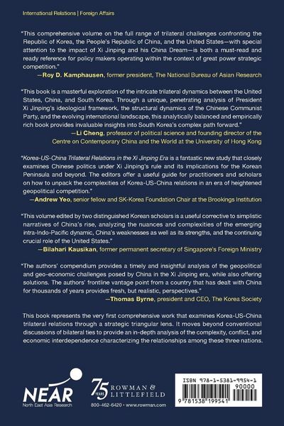 Produktbild: Korea-US-China Trilateral Relations in the Xi Jinping Era