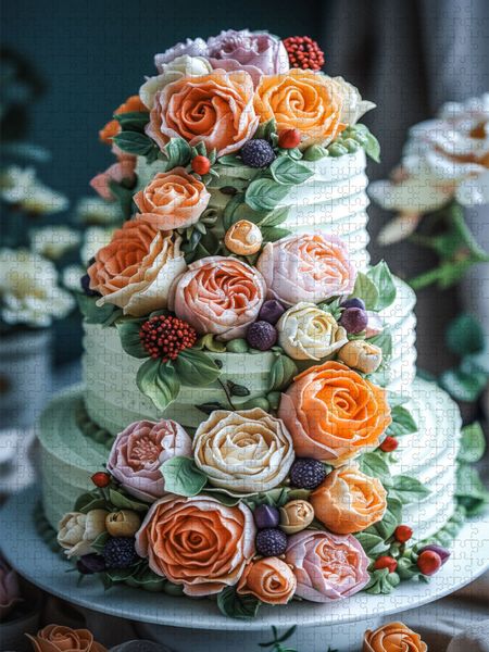 Produktbild: CALVENDO Puzzle Liebe gebacken, f&uuml;r immer verliebt | 1000 Teile Lege-Gr&ouml;&szlig;e 64x48cm Foto-Puzzle f&uuml;r gl&uuml;ckliche Stunden