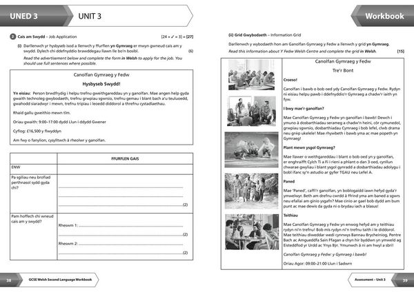 Produktbild: WJEC GCSE Welsh as a Second Language Workbook