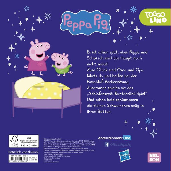 Produktbild: Peppa Wutz Bilderbuch: Tr&auml;um sch&ouml;n, Peppa!