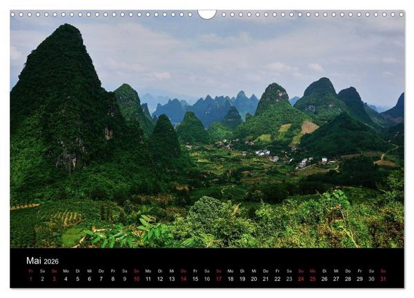 Produktbild: China 2026 - Metropolen und Landschaften (Wandkalender 2026 DIN A3 quer), CALVENDO Monatskalender