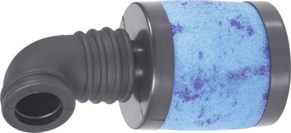 Reely 1:8 Kunststoff Luftfilter mit Silikonadapter Schwarz