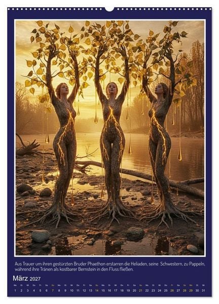 Produktbild: Metamorphosen in antiken Erz&auml;hlungen (Wandkalender 2027 DIN A2 hoch), CALVENDO Monatskalender