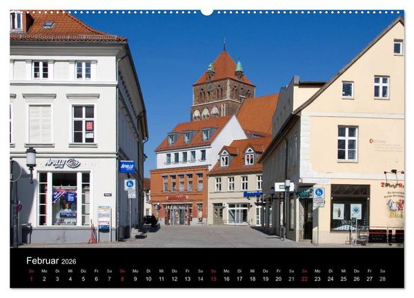 Produktbild: Univerit&auml;ts- und Hansestadt Greifswald (hochwertiger Premium Wandkalender 2026 DIN A2 quer), Kunstdruck in Hochglanz