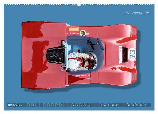Produktbild: Legenden des Rennsports Historic Sports Cars 1960-1975 (Wandkalender 2026 DIN A2 quer), CALVENDO Monatskalender