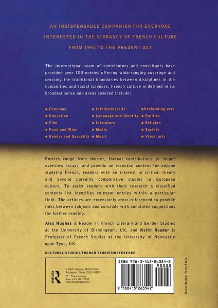 Produktbild: Encyclopedia of Contemporary French Culture