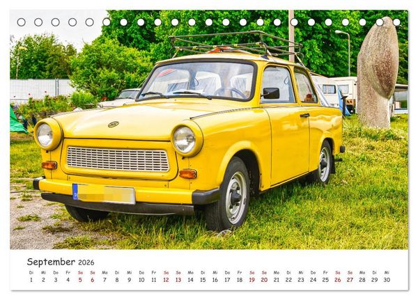 Produktbild: Trabi-Kult (Tischkalender 2026 DIN A5 quer), CALVENDO Monatskalender
