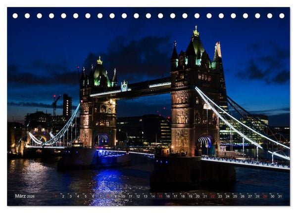 Produktbild: Londoner Perspektiven (Tischkalender 2026 DIN A5 quer), CALVENDO Monatskalender