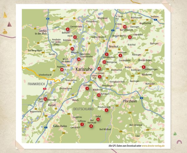 Produktbild: Rund um Karlsruhe. Wandern f&uuml;r die Seele