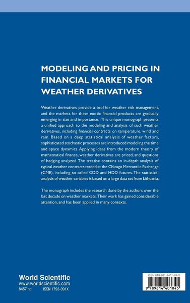 Produktbild: Model & Pric Finan Market Weather Deriva