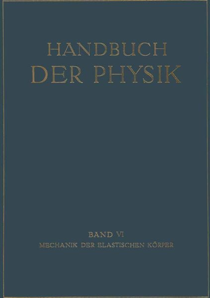 Produktbild: Mechanik der Elastischen K&ouml;rper