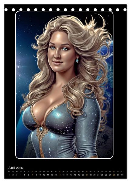Produktbild: Miss im Universum (Tischkalender 2026 DIN A5 hoch), CALVENDO Monatskalender