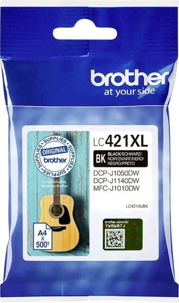 Brother Druckerpatrone LC-421XLBK Original Schwarz LC421XLBK