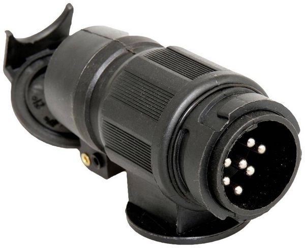 Produktbild: HP Autozubeh&ouml;r 28549 Anh&auml;nger Adapter [Stecker 7polig - Steckdose 13polig] Kunststoff