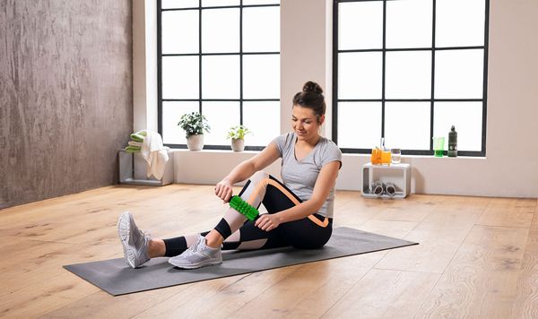 Massageroller & Bauchtrainer 2 in 1
