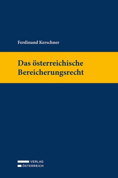 Produktbild: Das &ouml;sterreichische Bereicherungsrecht