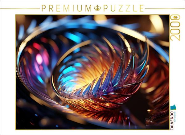 Produktbild: CALVENDO Puzzle Selbst&auml;hnlichkeit in einer Pflanzenform - Fraktal in 3D | 2000 Teile Lege-Gr&ouml;&szlig;e 90x67cm Foto-Puzzle f&uuml;r gl&uuml;ckliche Stunden