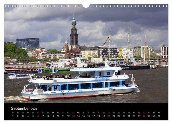 Produktbild: Hamburg (Wandkalender 2026 DIN A3 quer), CALVENDO Monatskalender