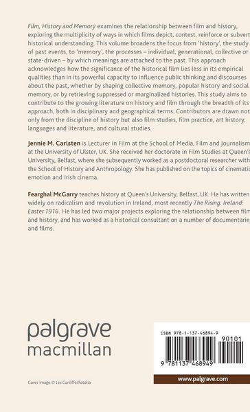 Produktbild: Film, History and Memory