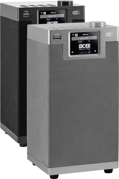 Produktbild: Imperial DABMAN i610 silber Tischradio DAB+, DAB, Internet, UKW Bluetooth&reg;, WLAN DLNA-f&auml;hig Silber