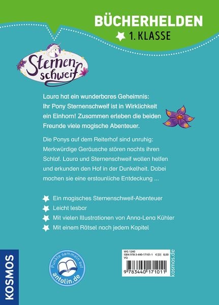 Produktbild: Sternenschweif, Bücherhelden 1. Klasse, Hilfe für die Ponys