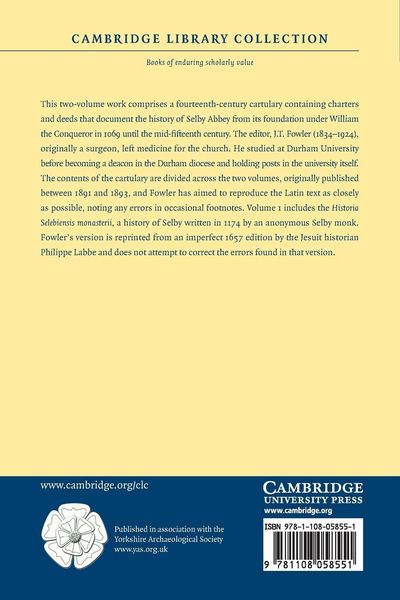 Produktbild: The Coucher Book of Selby - Volume 1