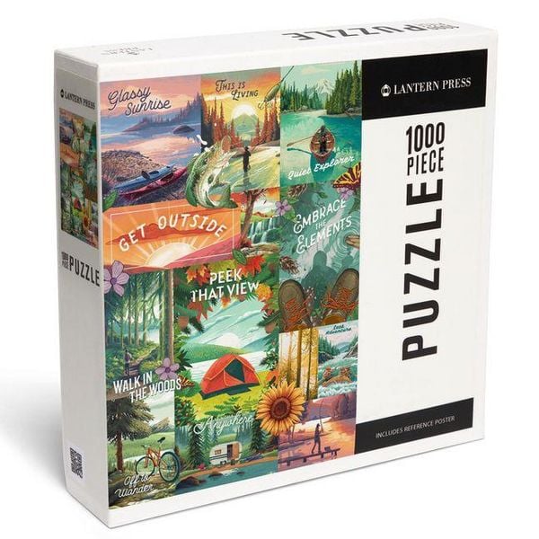 Produktbild: Get Outside Series Collage - 1000 Piece Puzzle
