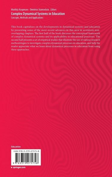 Produktbild: Complex Dynamical Systems in Education