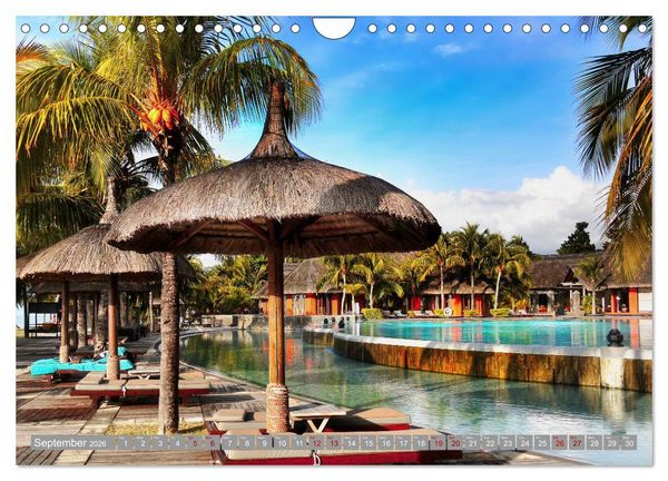 Produktbild: Mauritius A Tropical Paradise in The Indian Ocean (Wall Calendar 2026 DIN A4 landscape), CALVENDO 12 Month Wall Calendar