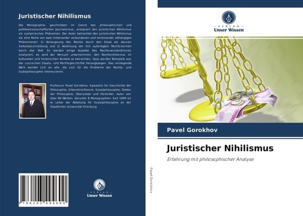 Juristischer Nihilismus, Taschenbuch von Pavel Gorokhov, Verlag Unser Wissen, 9786203494600