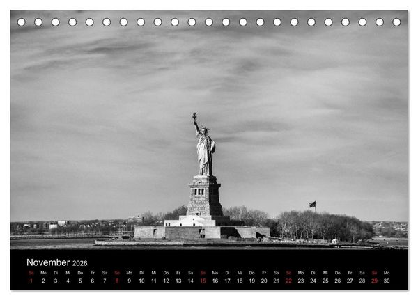 Produktbild: New York 2026 (Tischkalender 2026 DIN A5 quer), CALVENDO Monatskalender