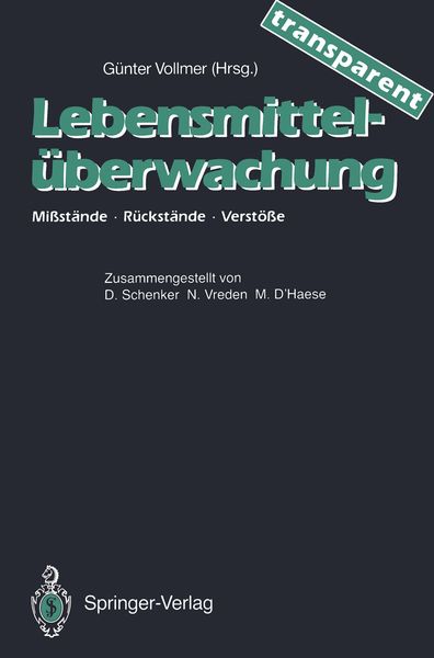 Produktbild: Lebensmittel-&uuml;berwachung &mdash; transparent