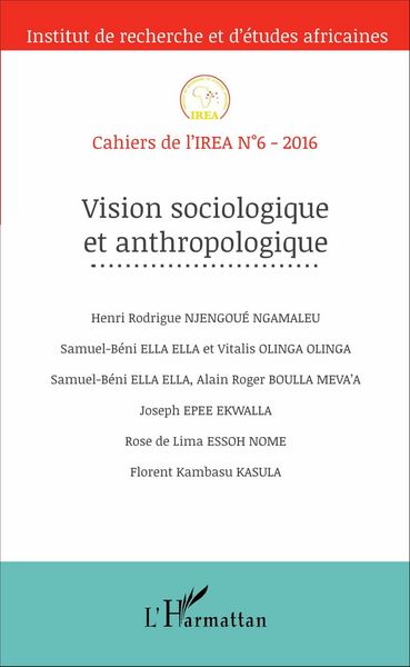 Produktbild: Vision sociologique et anthropologique