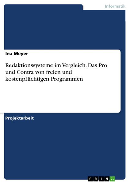Produktbild: Redaktionssysteme im Vergleich. Das Pro und Contra von freien und kostenpflichtigen Programmen