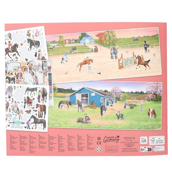 Produktbild: Create Your Happy Horses - Stickerbuch