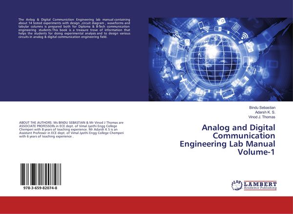Produktbild: Analog and Digital Communication Engineering Lab Manual Volume-1