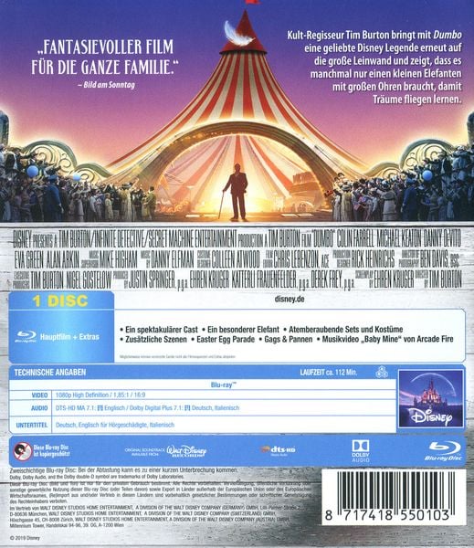 Produktbild: Dumbo (Live-Action)
