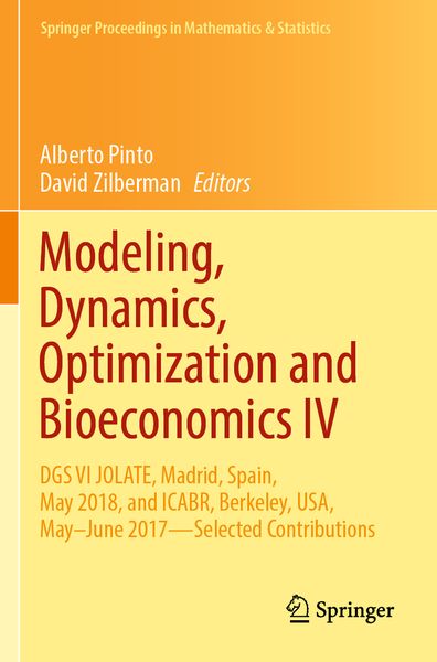 Produktbild: Modeling, Dynamics, Optimization and Bioeconomics IV