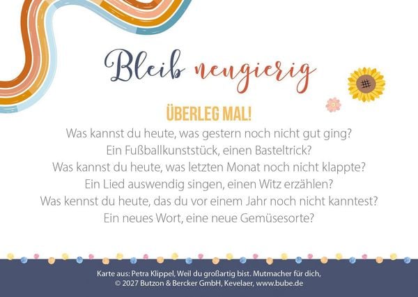 Produktbild: Weil du gro&szlig;artig bist