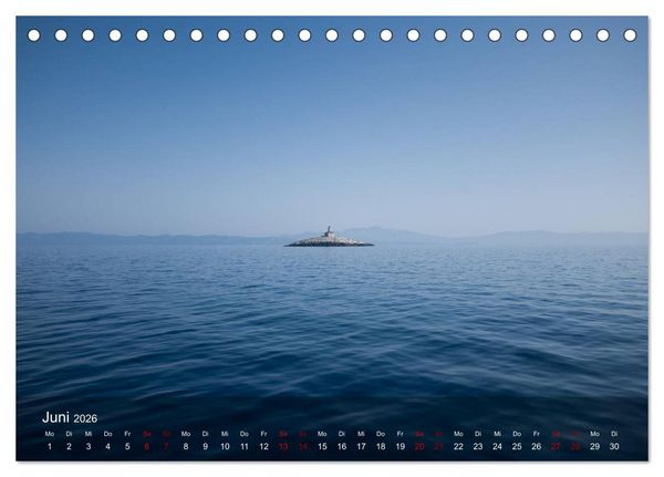 Produktbild: Segeln in Kroatien (Tischkalender 2026 DIN A5 quer), CALVENDO Monatskalender