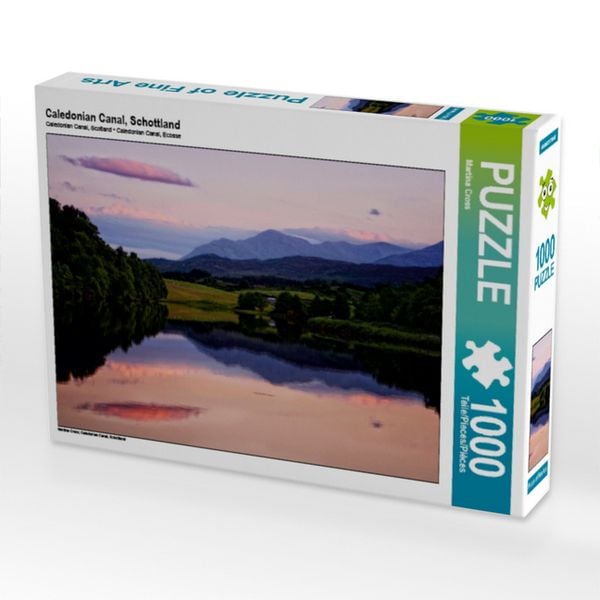 Produktbild: CALVENDO Puzzle Caledonian Canal, Schottland | 1000 Teile Lege-Gr&ouml;&szlig;e 64x48cm Foto-Puzzle f&uuml;r gl&uuml;ckliche Stunden