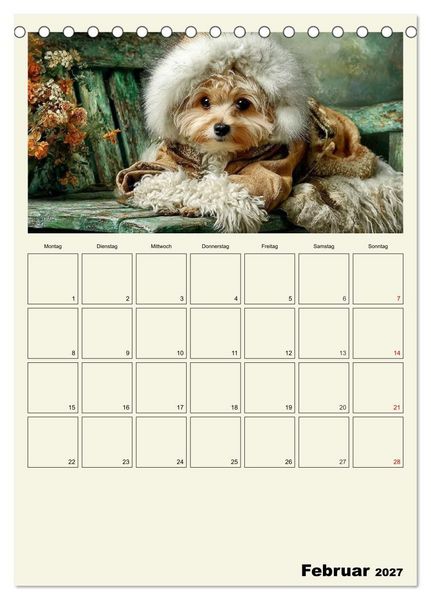 Produktbild: Schnuten im Herbstlicht. Kleine Hunde in stillen Momenten (Tischkalender 2027 DIN A5 hoch), CALVENDO Monatskalender