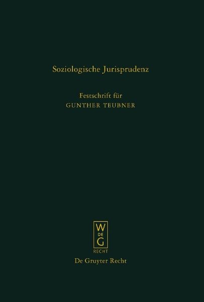 Produktbild: Soziologische Jurisprudenz