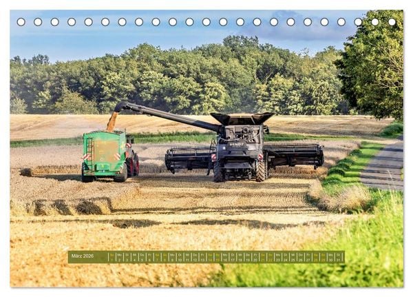 Produktbild: Giganten der Ernte (Tischkalender 2026 DIN A5 quer), CALVENDO Monatskalender