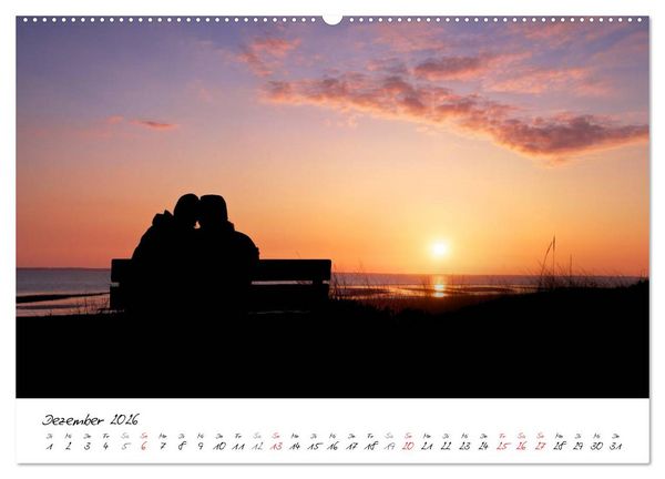 Produktbild: F&ouml;hrweh - Stimmungsvolle Nordsee Bilder (Wandkalender 2026 DIN A2 quer), CALVENDO Monatskalender