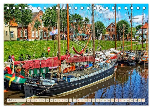 Produktbild: Reise an die Nordsee - Carolinensiel (Tischkalender 2026 DIN A5 quer), CALVENDO Monatskalender