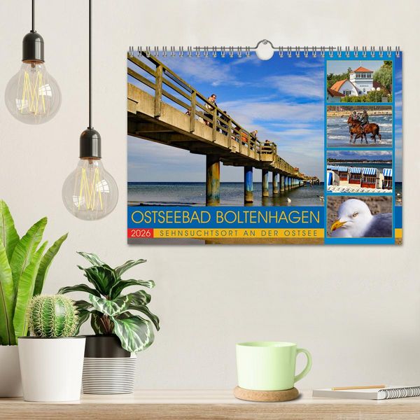 Produktbild: Ostseebad Boltenhagen - Sehnsuchtsort an der Ostsee (Wandkalender 2026 DIN A4 quer), CALVENDO Monatskalender